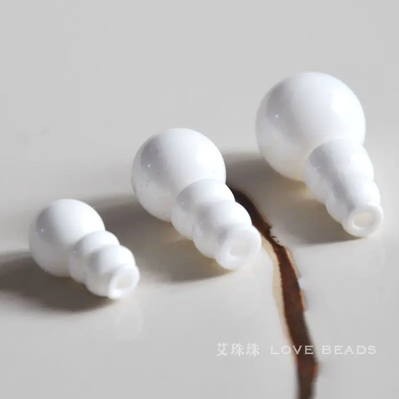 Natual Tridacna Three Holes Beads Tibet Ghuru Guru DIY For Women Jewelry Making