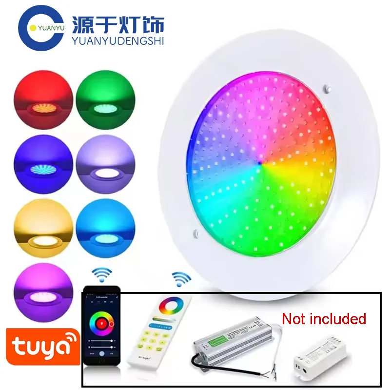 Swimming Pool Lights 18W 25W 35W Focos 12V LED Smart App Tuya Wifi LED RGB Piscine Lamp Remote Control Pool Party Decoration