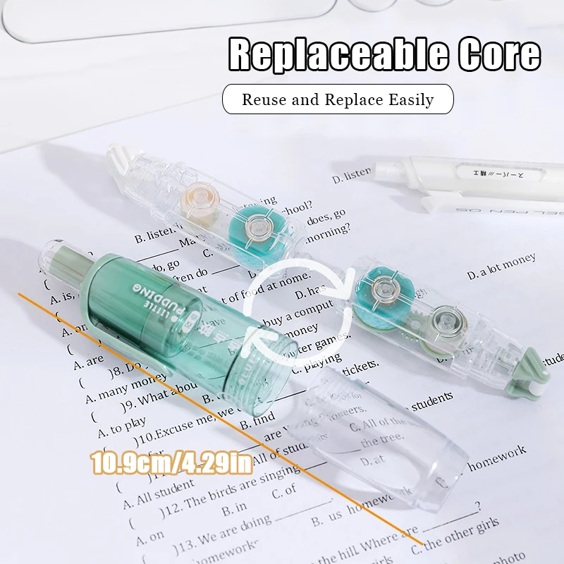 Press the Dot Glue Mini Double-sided Tape to Replace the Core Student Portable High Appearance Replaceable Core Tape