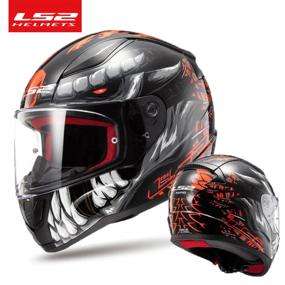 

LS2 FF353 Full Face Motorcycle Helmet ls2 Original Rapid Street Racing Casque Moto Capacete ECE Approved