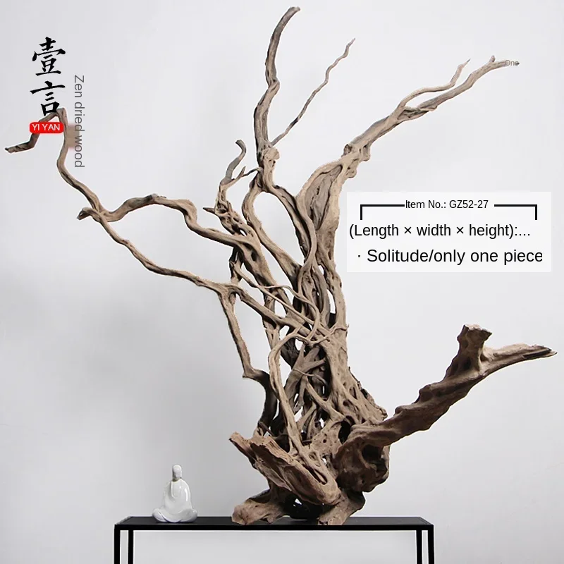 

TT Natural with Type Root Carving Weathering Dried Wood Submerged Wood Chinese Style Entrance Zen Ornament Home Decorations