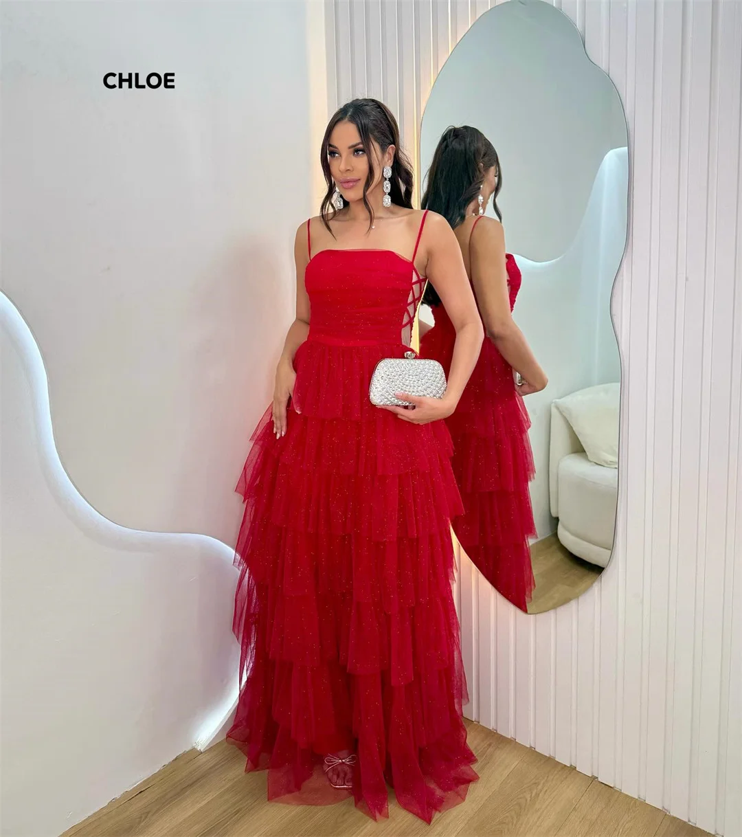 Robe longue élégante sur mesure, épaules dénudées, robes de soirée élégantes pour femmes, ligne A, sans manches, pour bal de promo, 2024