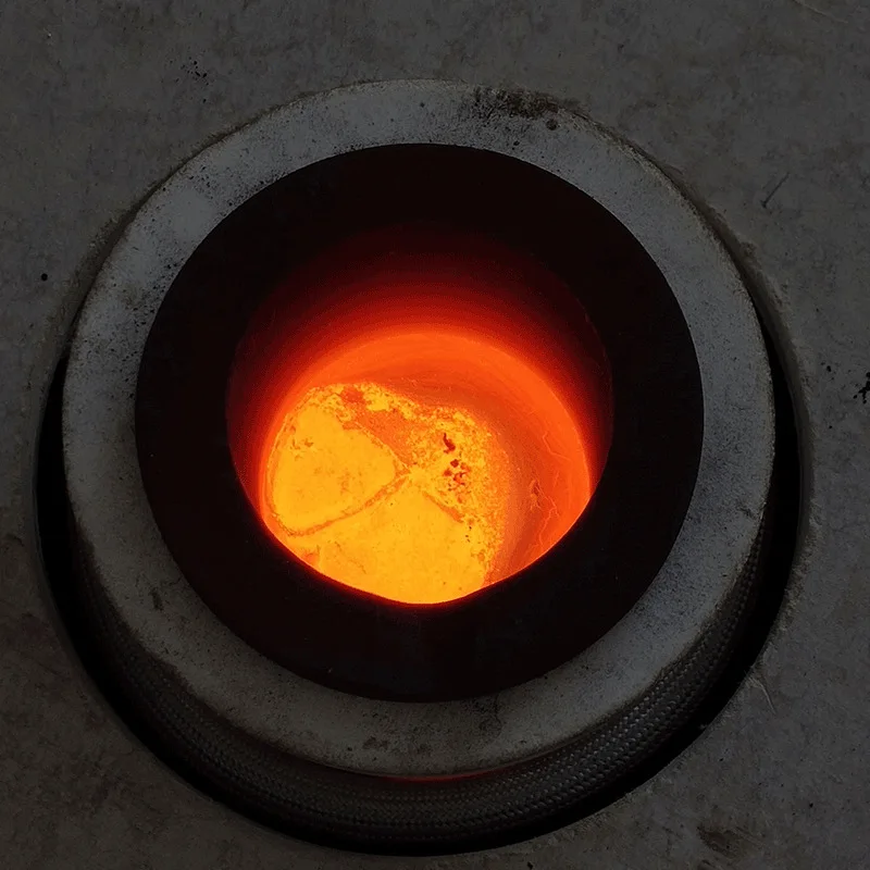 Induction Heating Melting Furnace Melting All Kinds Of Metals Steel Stainless Steel Steel Scrap Iron Aluminum With Fast Melting