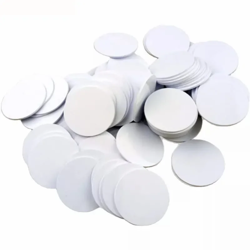 10-100Pcs 125Khz RFID Tags T5577 Writable Stickers Proximity Cards Adhesive Rewritable Label for RFID Copier 25mm Tags EM4305