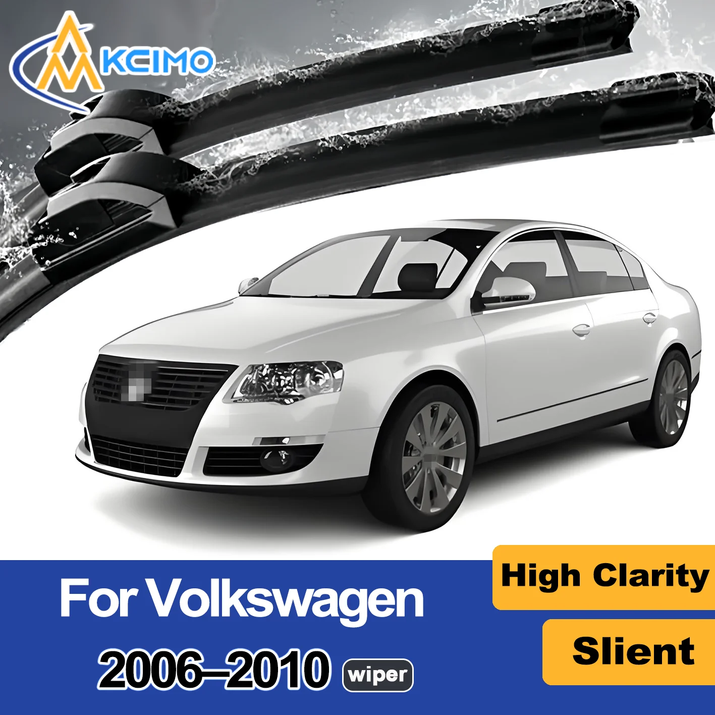 

2PCS New Front Wiper Blades for Volkswagen Passat B6 2006-2010 Volkswagen Magotan (China, FAW-VW) Volkswagen Variant (station wa