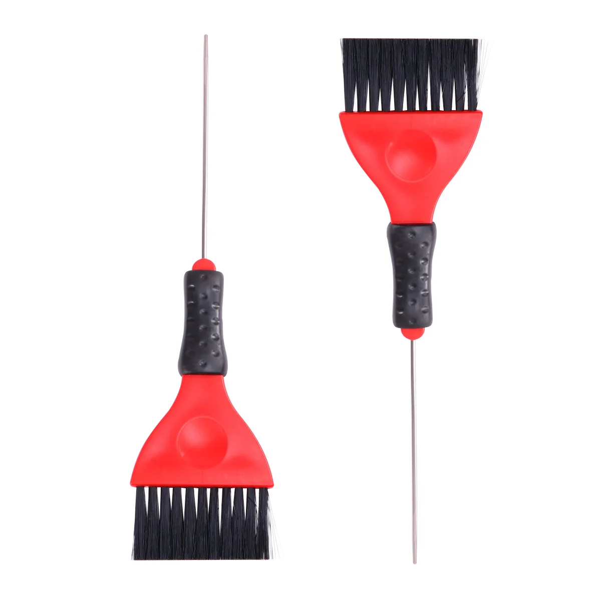 2 uds cepillo para teñir el cabello mango de plástico salón duradero uso doméstico herramienta de cola de Pin para tratamiento de colorear aplicación de queratina tinte para el cabello