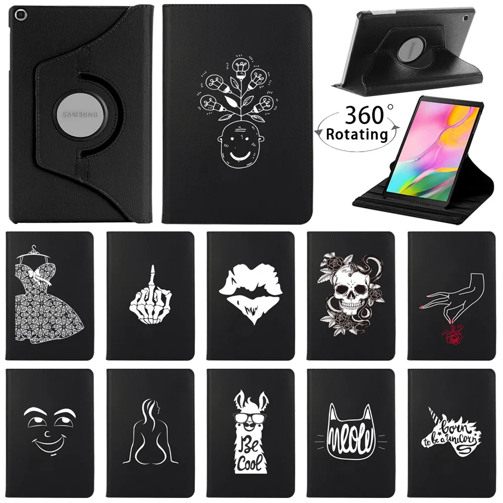 

360 Rotation case Tablet Case for Samsung Galaxy Tab A8 10.5 X200/Tab A 10.1 2019 T510/S6 Lite 10.4 P610 P615/A7 10.4 T500 T505