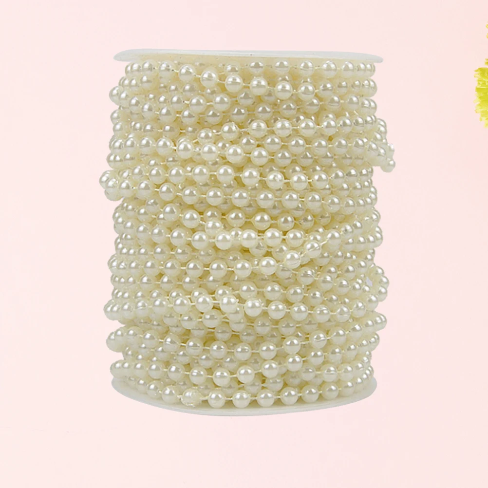 

Bead Chain Pearl Strands Trim for Sewing Craft Decorations Embellishments Plastic GarlandString Beads