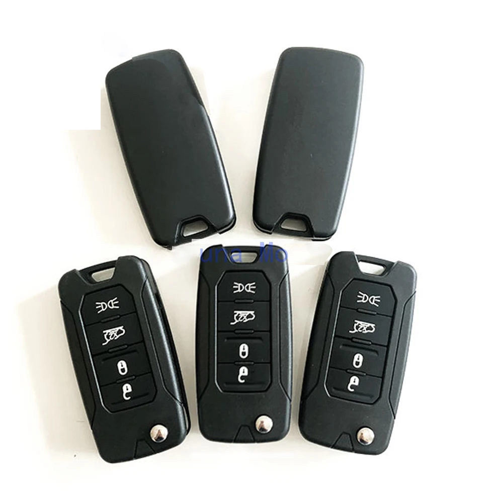 

4 Button key Shell Carcasa For Jeep Renegade Compass No Logo