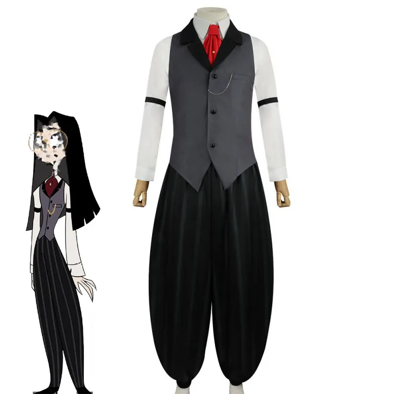 

Halloween Sir Pentions Cosplay Costume Hazbins Anime Hotel Snake Demon Pentious Uniform Suit Comic-con Adult Role Playing