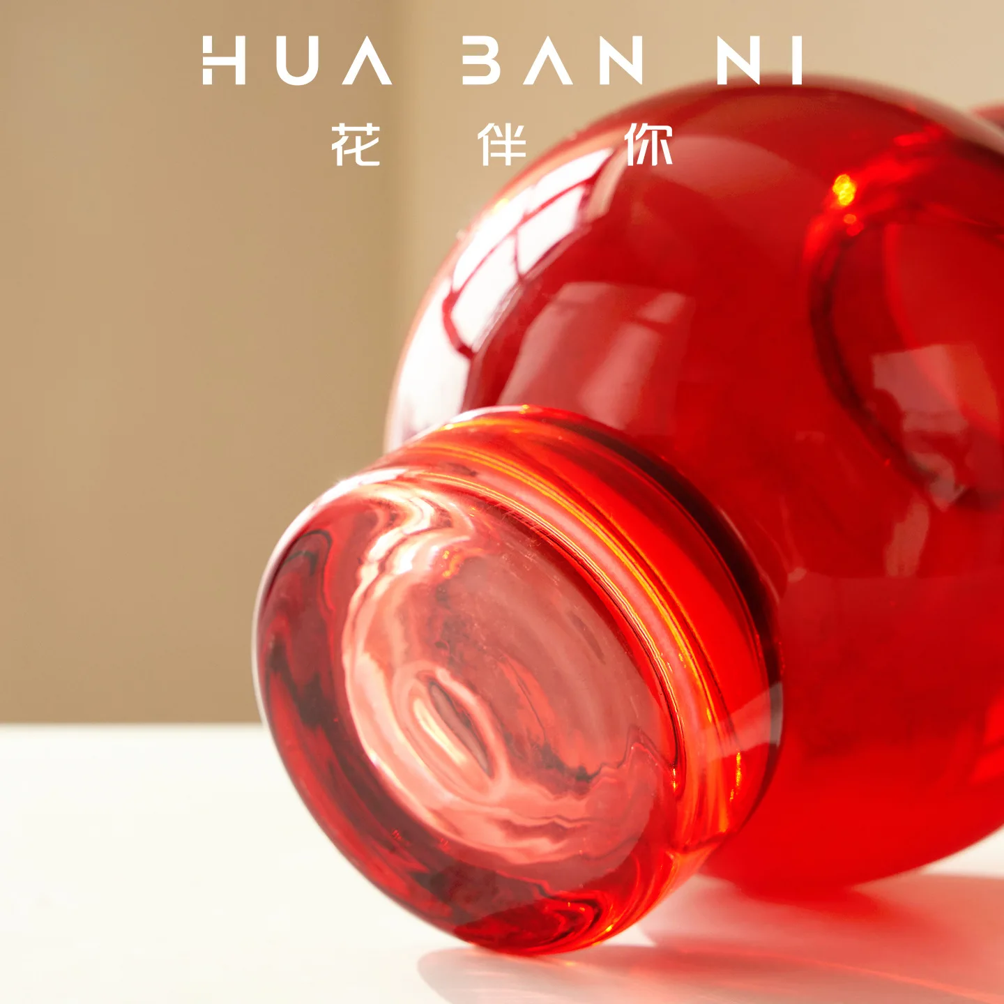 Vase New Chinese Style Home Lantern Type Glass Vase Bookcase Guest Table Setting Piece High Appearance Level