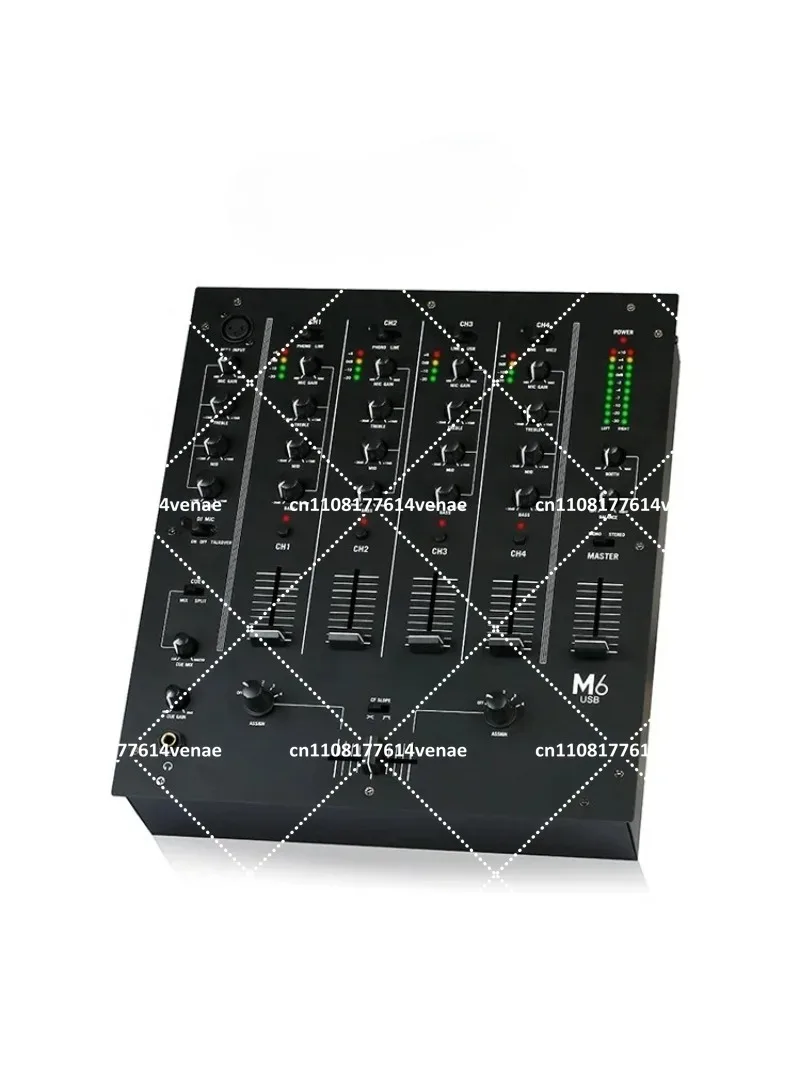 M6 Four Input Channels Three-Band EQ KTV Audio Mixer