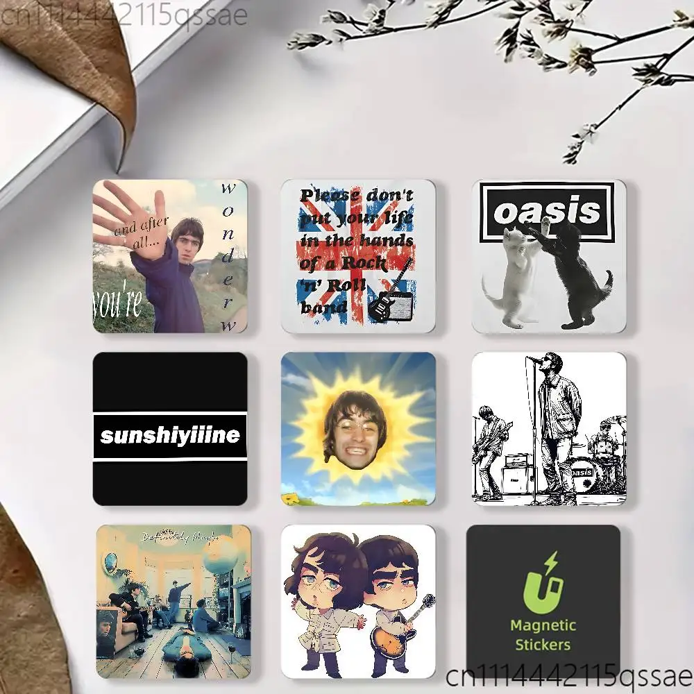 O-Oasis Band Refrigerator Magnet Creative Kitchen Home Decoration Soft Magnetic Decor Festival Gifts Multi Scene Use