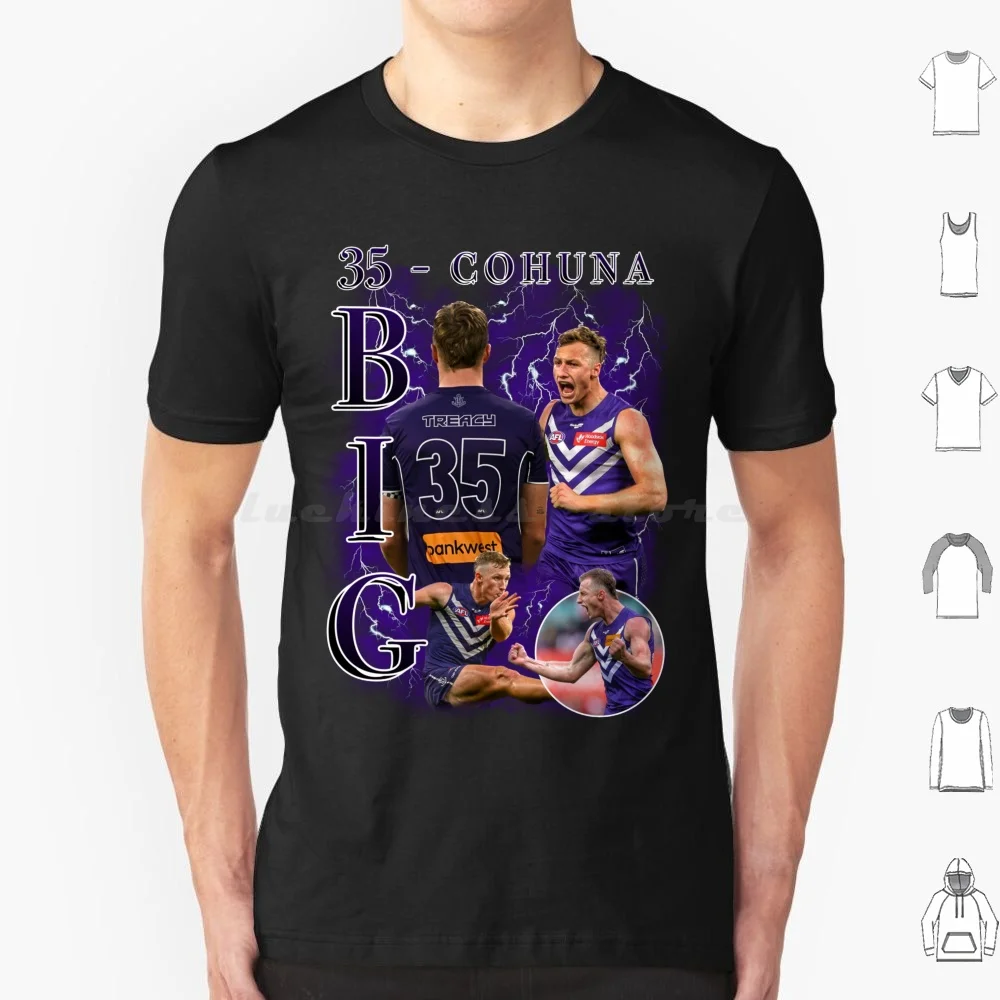 Big Cohuna #35 T Shirt 6xl Cotton Cool Tee Sam Sturt O Meara Caleb Serong Sean Darcy Clark Nat Nathan Fyfe Andrew Brayshaw