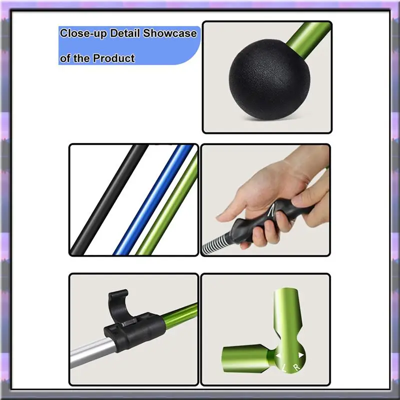 

ABJX New Golf Swing Trainer Exerciser Aid Adjustable Golf Training Aid For Improve Hinge Forearm Rotation Shoulder Turn