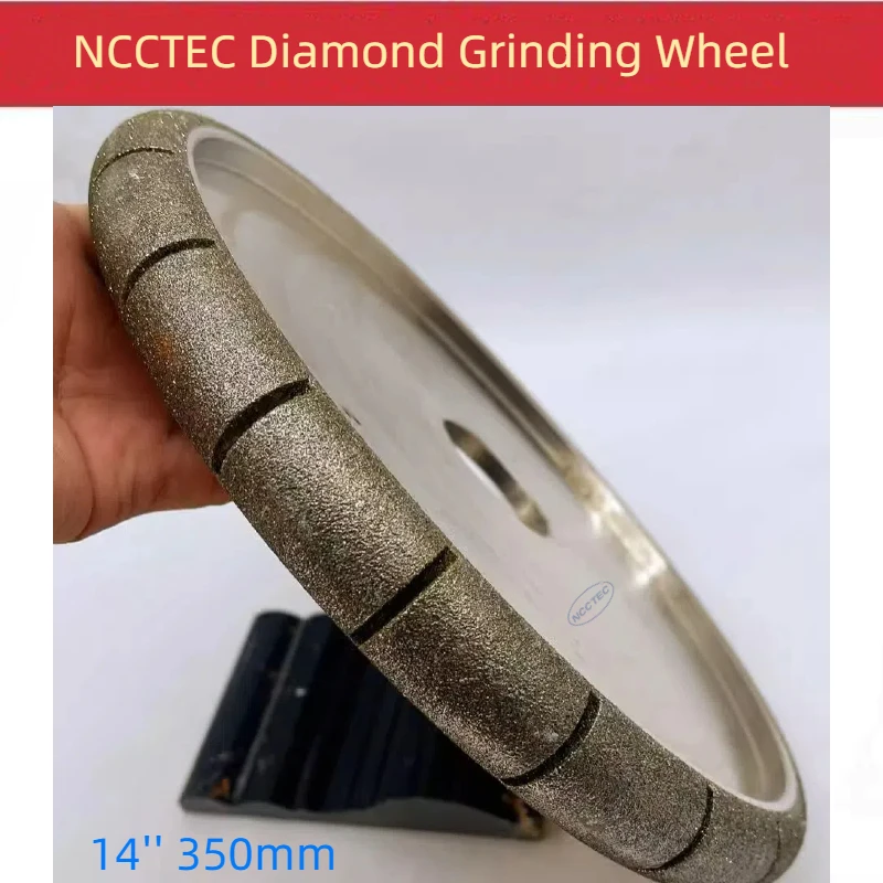 

14'' Diamond Electroplated Marble Roman Calibrating Milling Wheel CNC Profile Round | 350mm Arc Edge Grinding Polishing Discs