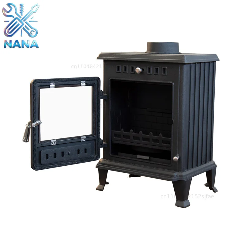 Nordic indoor cast iron real fire fireplace wood heating stove villa home wood burning stove B & B home energy saving fireplace