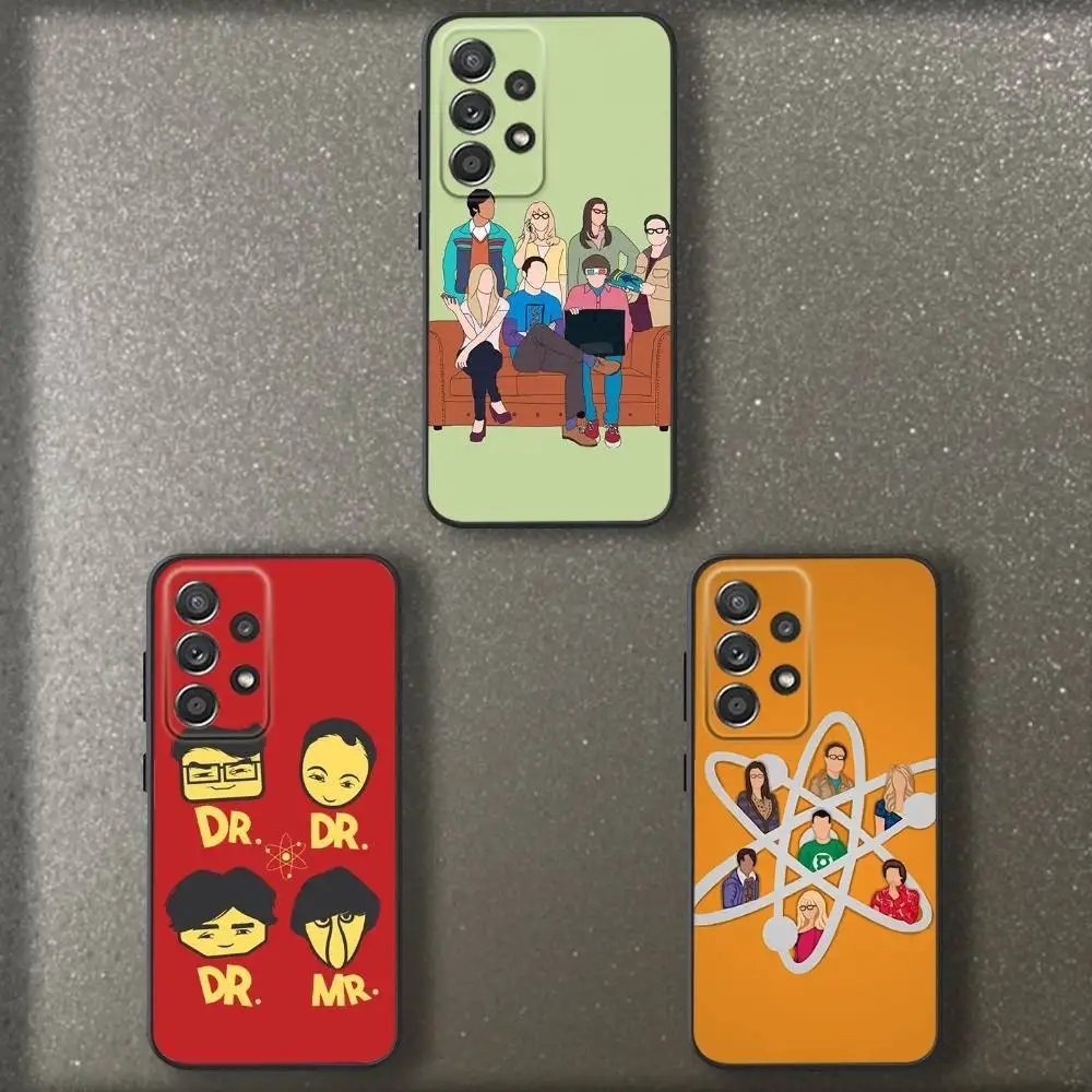 

The B-Bigs Bang T-Theorys Phone Case For Samsung S 25,24,23,22,30,21,10,9,Ultra,Plus,Lite,FE,4,5 G Soft Black Case