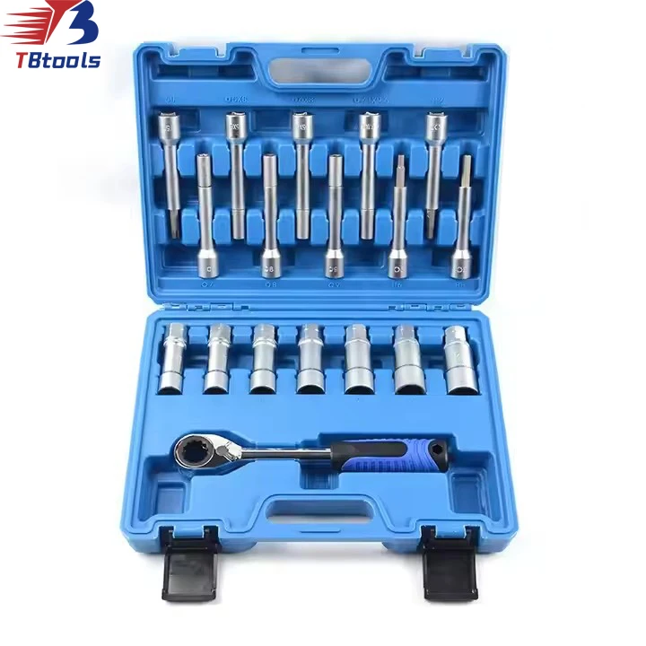 

TBTOOLS Car Auto18 Pcs Shock Absorber Tool Sets Kit Remover Installer Automotive Cars Repair Maintenance Werkzeuge Sets TB055
