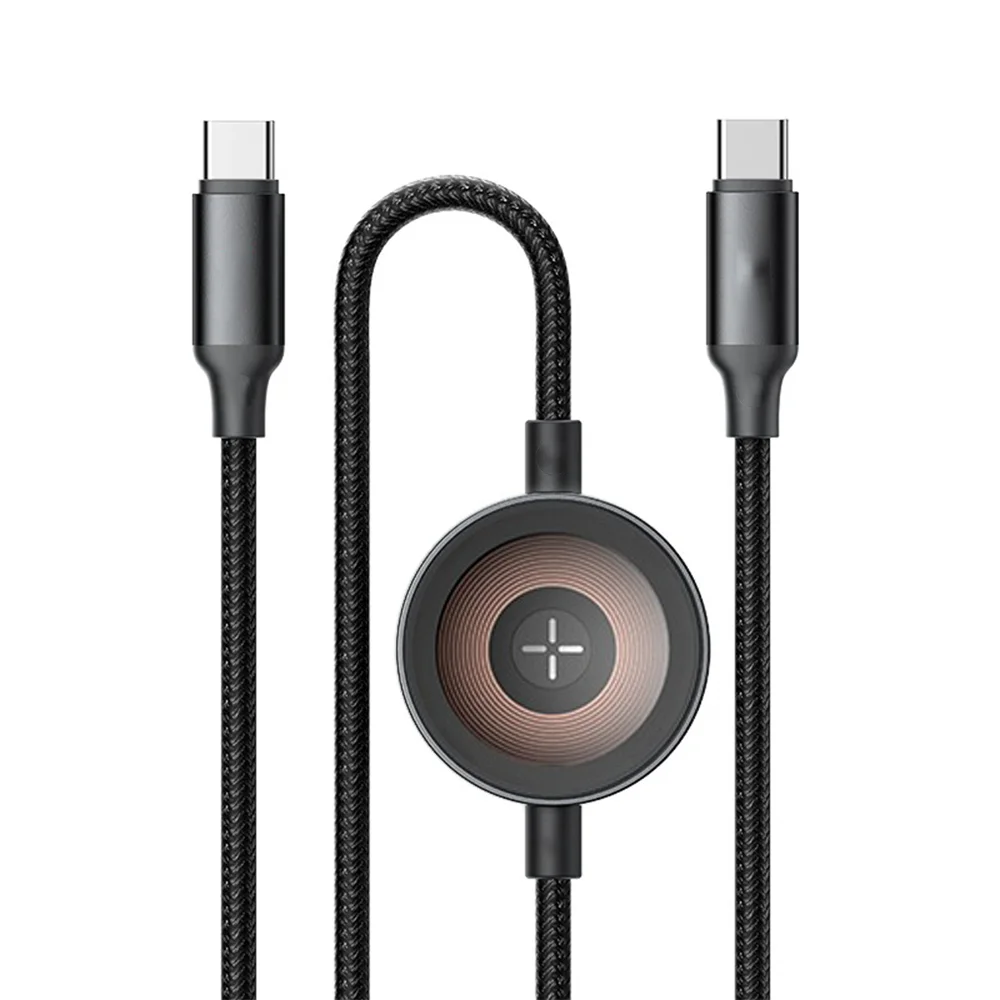 Bonola Magnetisches Uhren-Ladekabel für Samsung Galaxy Watch Ultra 8/7/6 2-in-1 Schnell-Ladekabel Typ C zu C 1,2M für Samsung – Detail 2