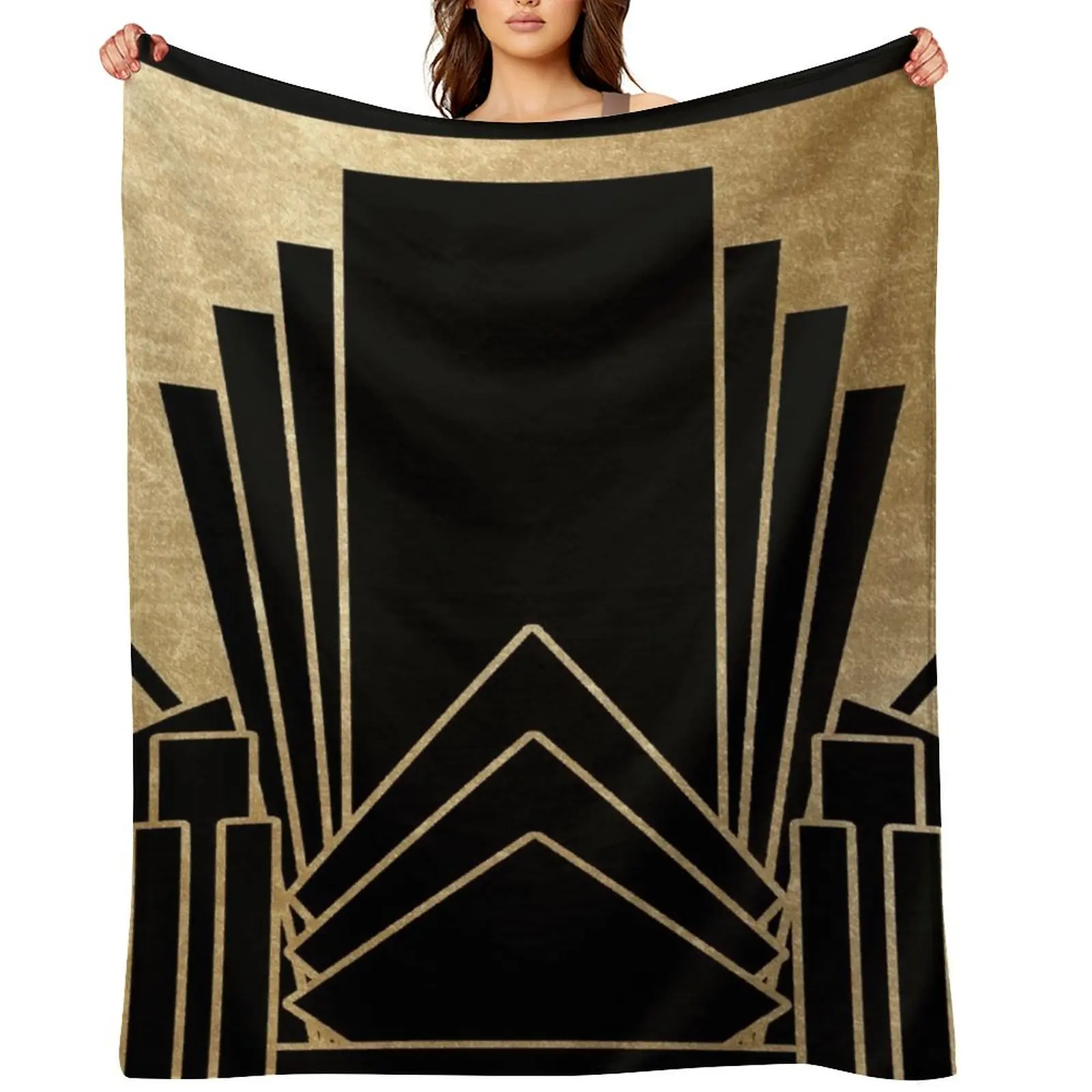 

Art deco design Throw Blanket halloween Large sofa bed warm for winter Blankets