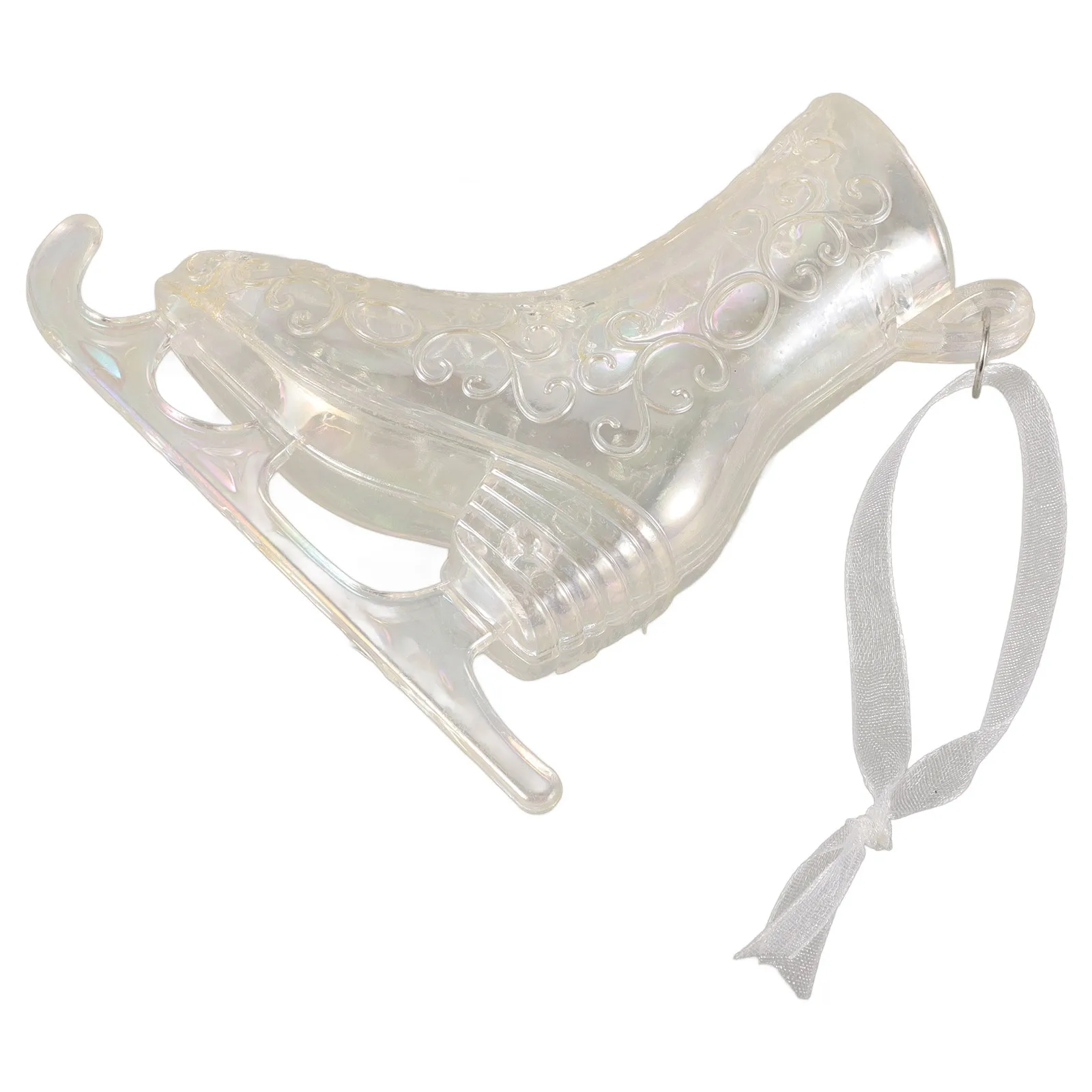

Ice Skate Shoes Hanging Ornament Acrylic Transparent Christmas Tree Pendant Lightweight Holiday Decoration For Home Office Mall