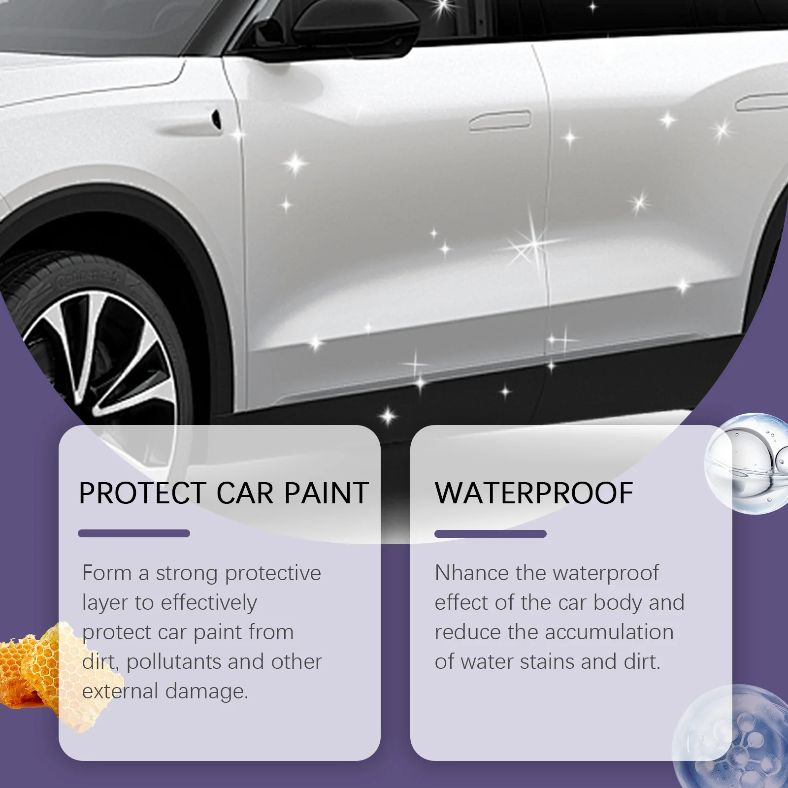 Car Polish & Coating Compound - Auto Paint Care, Scratch Remover, Restoration Detailing Kit For Cars, Trucks, Vehicles image 2