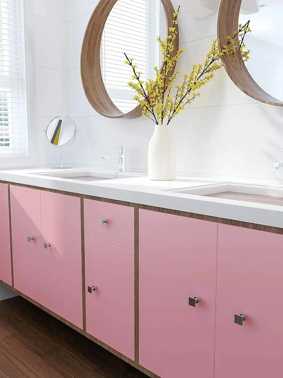 Matte Solid Color Wallpaper DIY Self-Adhesive Room Decor Parlor Bedroom TV Background Wall Sticker Old Furniture Waterproof Film