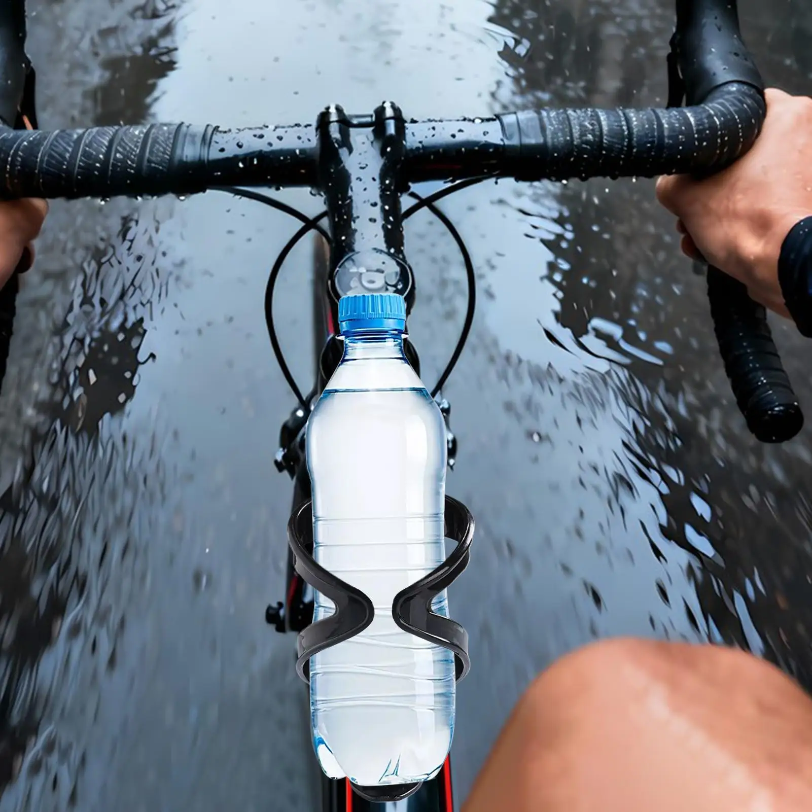 

Water Bottle Holder For Bike 360-Degree Adjustable Mount No Punch Bicycle Cup Holder For Frame Mountain Cycling Road Driving