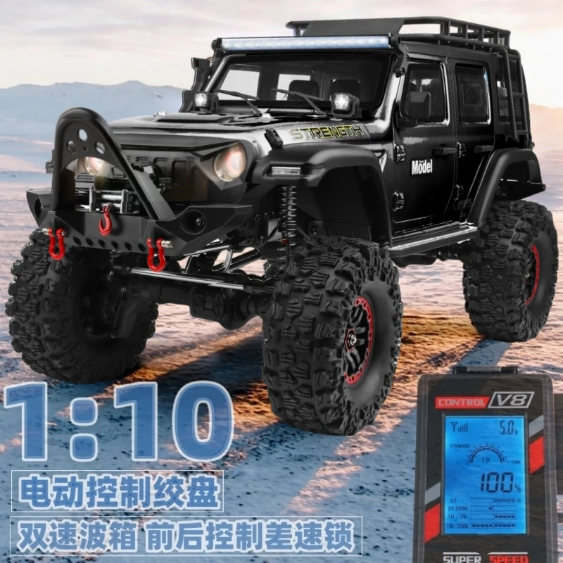 Wltoys 1:10 104006 Electric Remote Control Car 4x4 Off-Road Climbing Vehicle Upgraded With Optional Electric Winch For Boys Gift