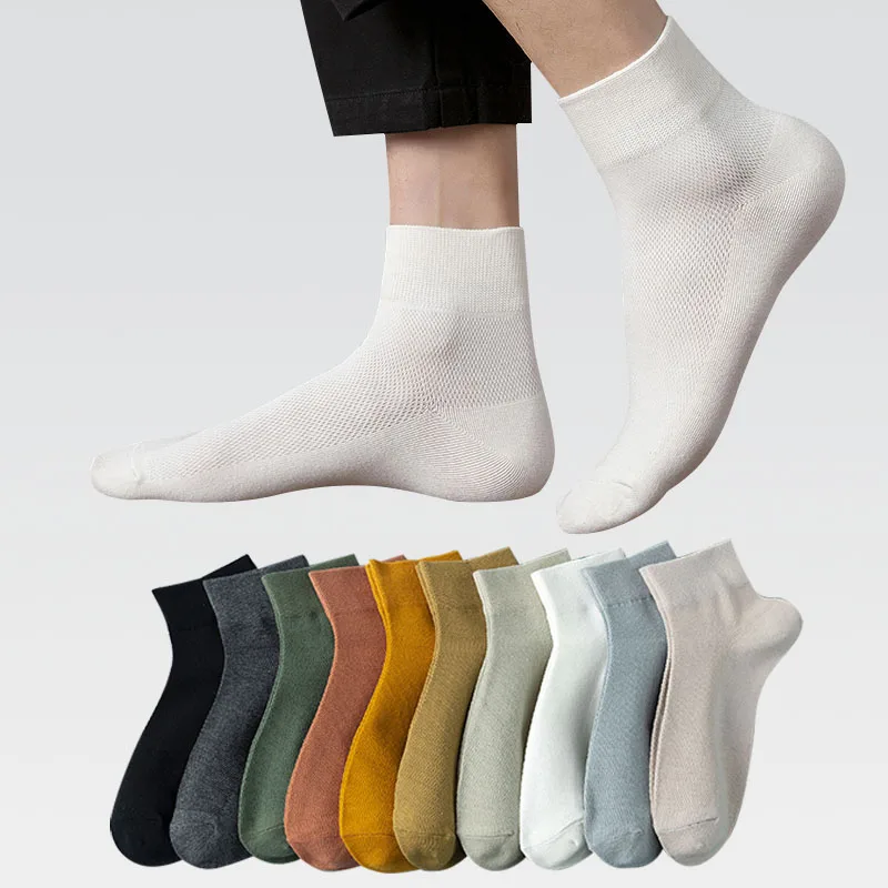 Brand New Women Cotton Socks Fashion Casual Breathable Spring Summer White Tube Crew Neutral Socks Size EU 36-42