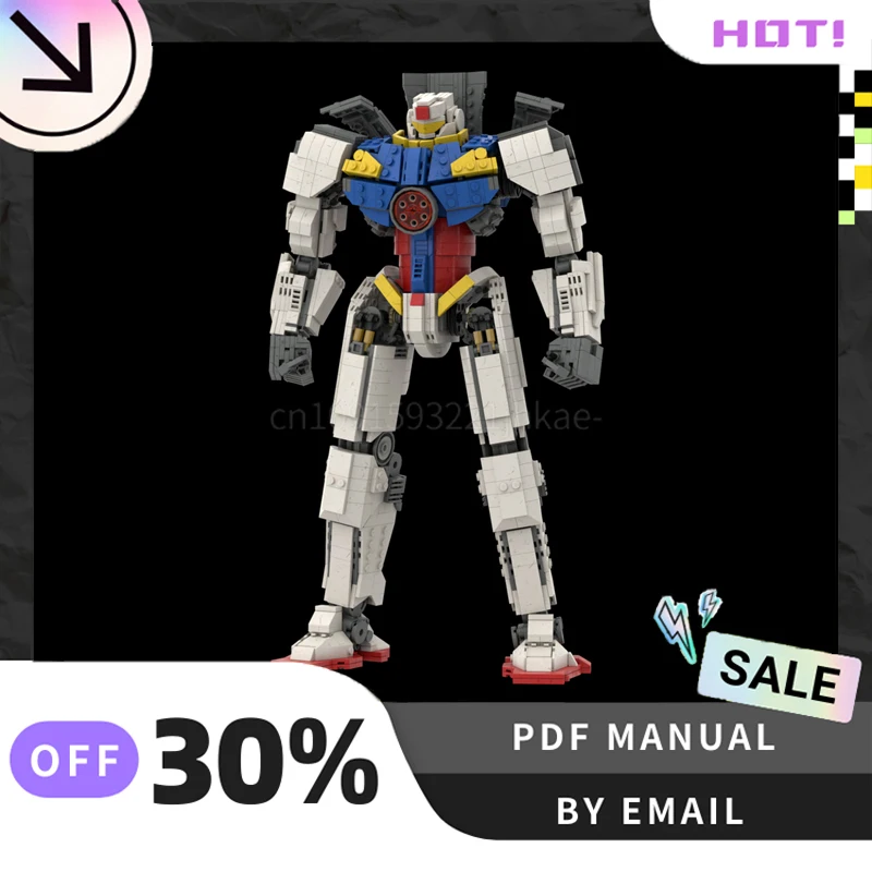 [2198PCS] Customized MOC Gundam Gypsy Danger Creative Building Blocks Set STEM  Toys DIY Construction Model Kit Birthday Gifts