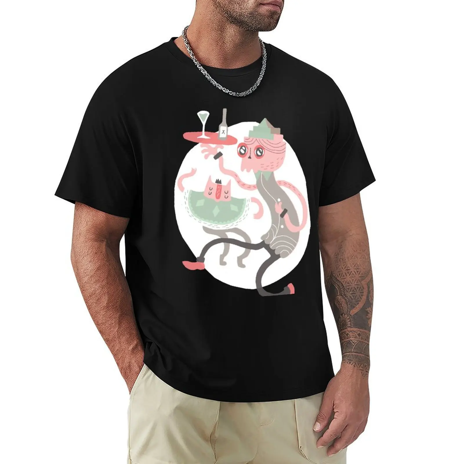Wine o'clock T-Shirt Plus Size Gym Sports T-Shirt