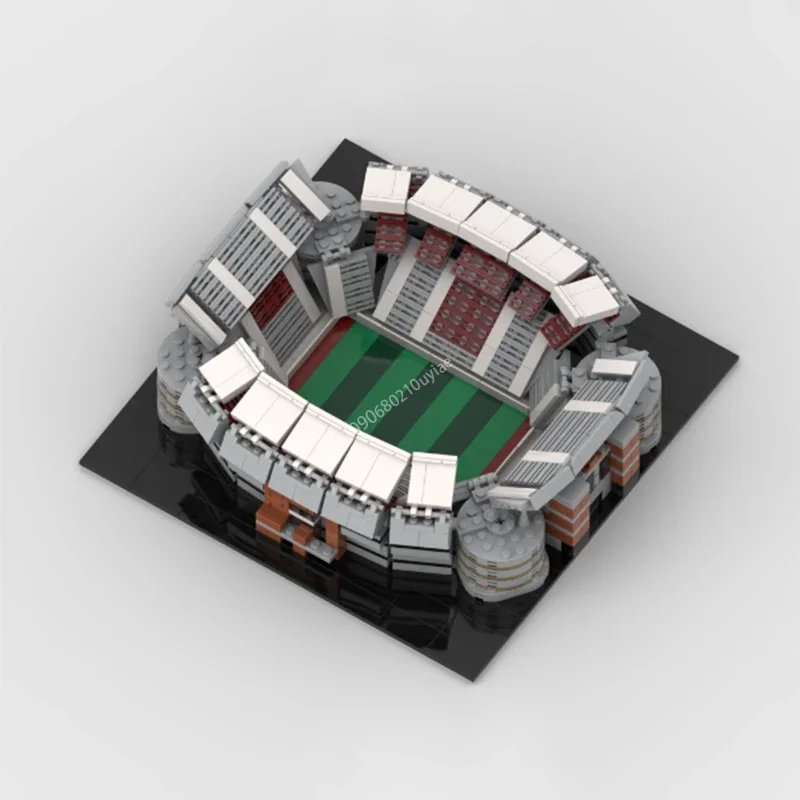 1077PCS MOC Iconico Città Architettura Bryant Denny Stadio Modello di Edificio Modulare Blocco Fai Da Te Per Bambini Assemblaggio Mattoni Giocattoli presente