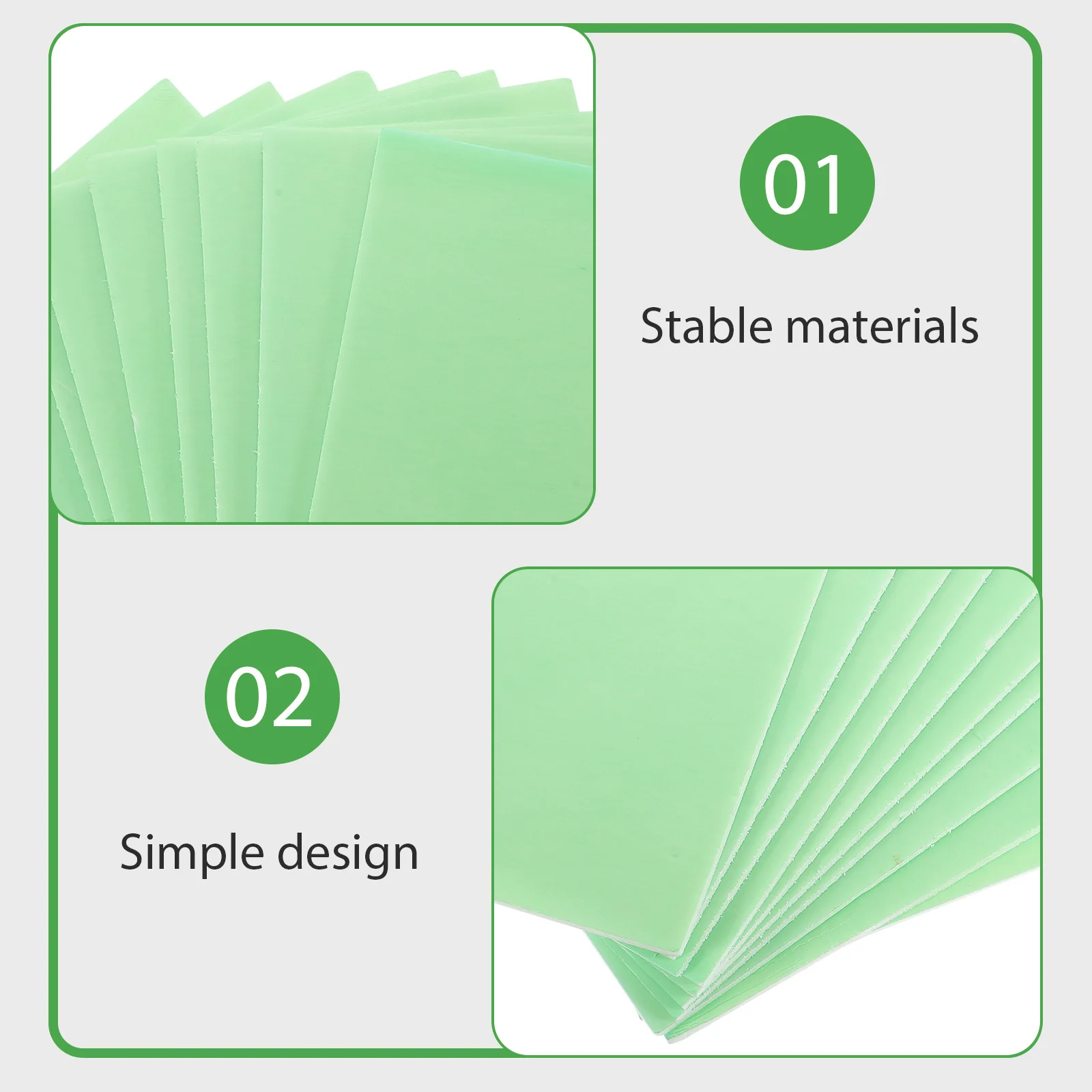 

10Pcs Foam Boards for Projects Thick Lightweight Panel for School Art Craft Display Handmade Signage Ad Decoration Poster Board