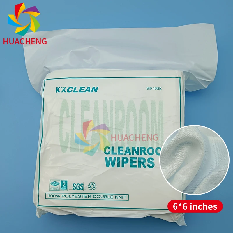 150Pcs Cleanroom Wiper Non Dust Cloth Clean for Large Format Printer 6inch*6inch 9inch*9inch Dust Free Paper PN:WIP 1006S/1009S