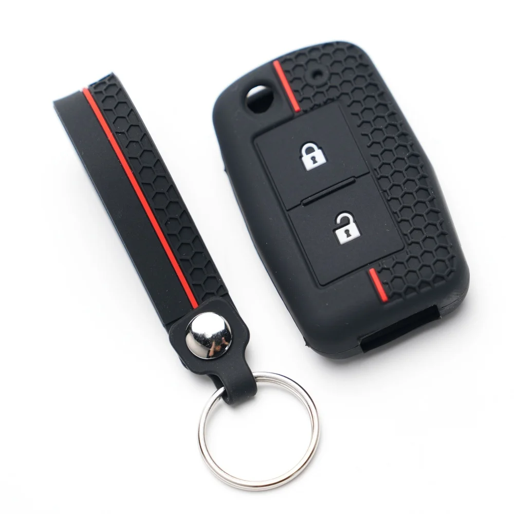 2 Button Remote New Silicone Key Case Cover Holder Shell for Mitsubishi Outlander 3 2021 Pajero IV Lancer Key Protection Bag