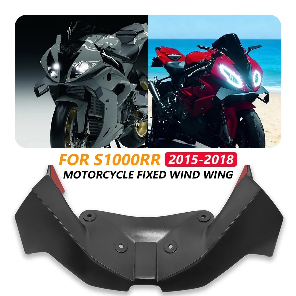 

S1000 RR 2018 Motorcycle Aerodynamic Front Wind Wing For BMW S1000RR 2015 2016 2017 2018 Racing Downforce Spoiler Kit S 1000 RR