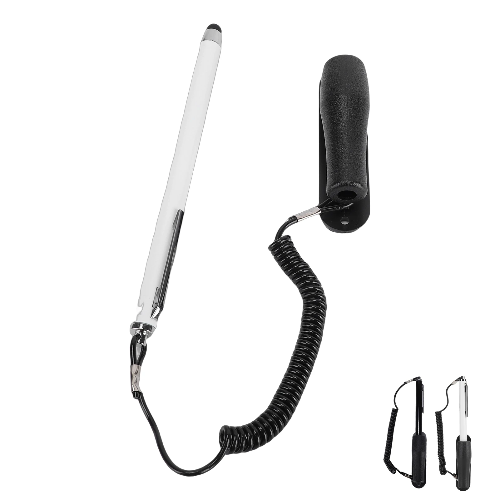 Touch Screens Pen High Sensitivity Capacitive Touch Screen Stylus Pen with Spring Rope for Mobile Phone Tablet Laptop