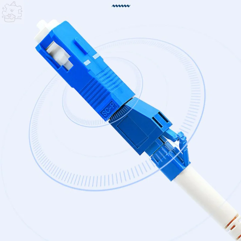 SC Male To LC Female Optical Fiber Conversion Connector Adapter