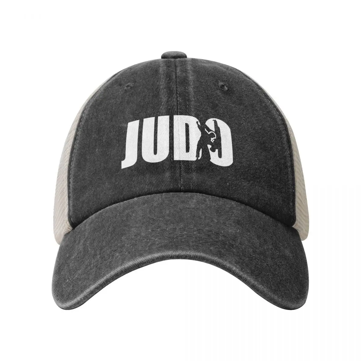 Modna czapka z daszkiem unisex Judo Bonnet Cowboy Mesh Baseball Cap