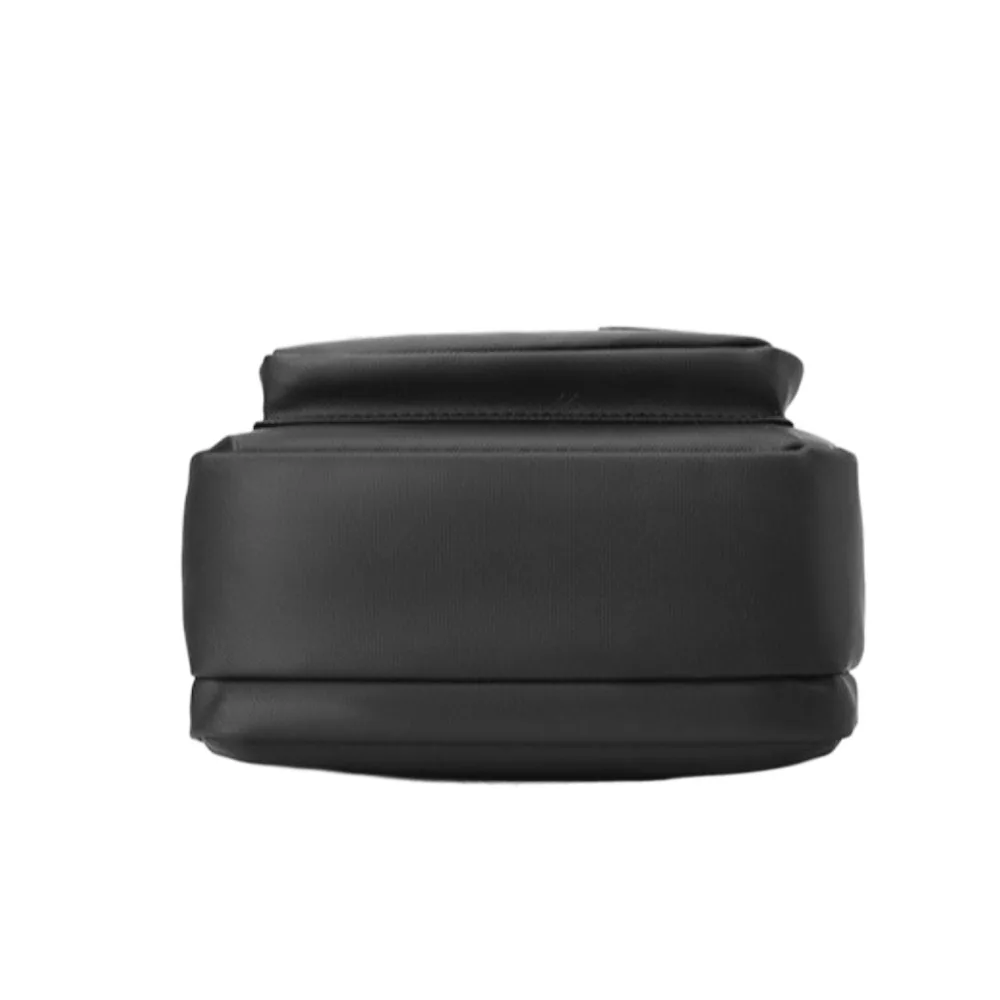 Square Men Crossbody Bag Solid Color Single Shoulder Nylon Shoulder Bag Large Capacity Multifunctional Business Messenger Bag