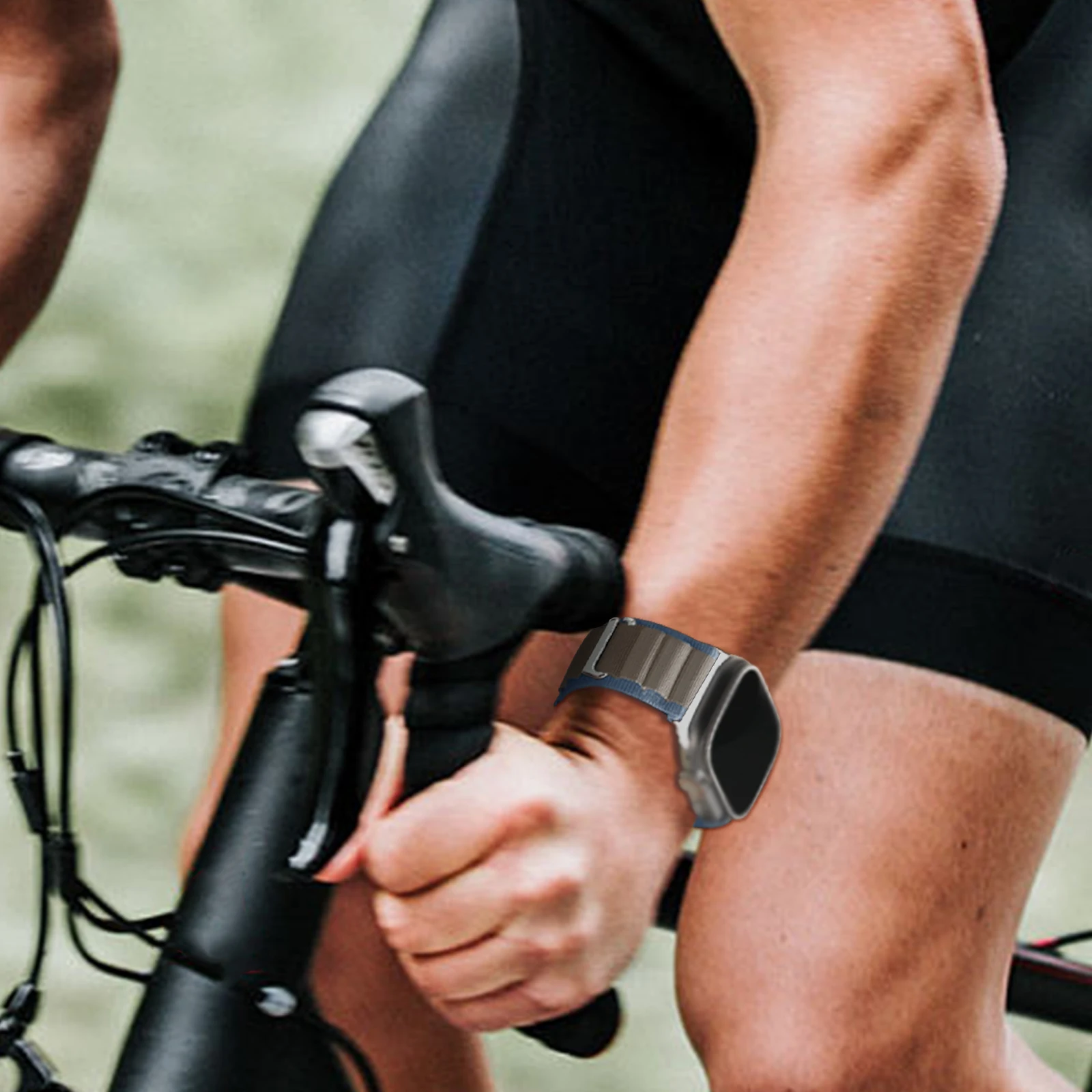 Tali Lingkaran Alpine untuk Jam Tangan Apple Ultra 2 Band 49Mm 10 9 8 7 46Mm 42Mm 45Mm 41Mm Gelang Nilon IWatch 654 SE 44Mm 40Mm