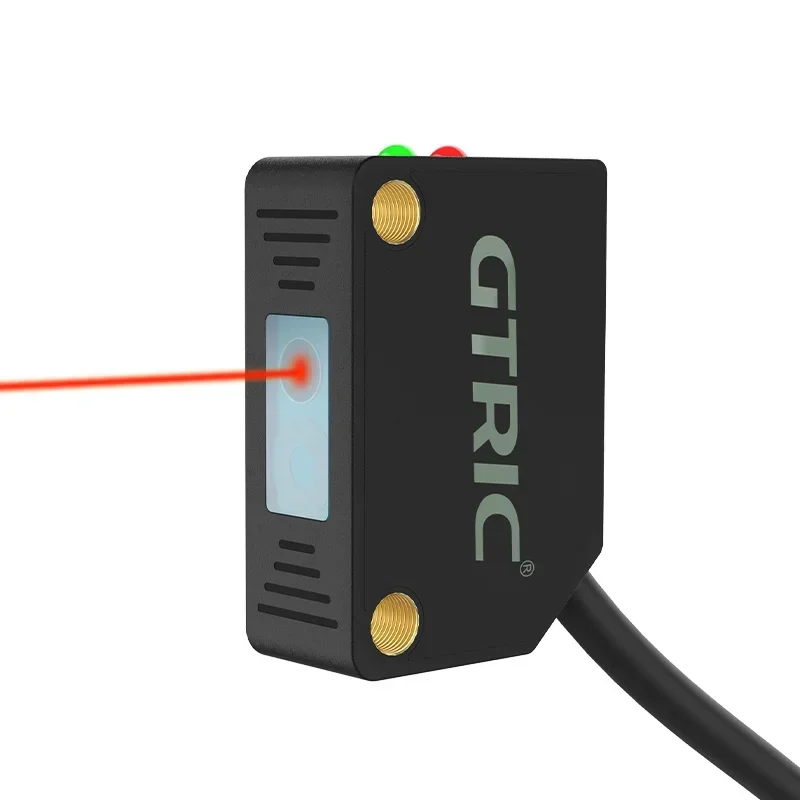 

square Photoele switch Infrared beam Visible small spot 10-30VDC 3-wires PNP diffuse reflection laser photoelectric sensor