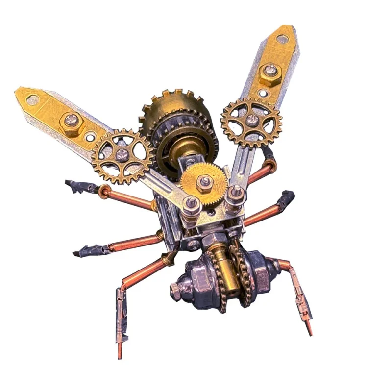 

3D Metal Golden Bee Insect Assembly Model Building Kit 3D Puzzle Cyberpunk Insects DIY Toy Gift