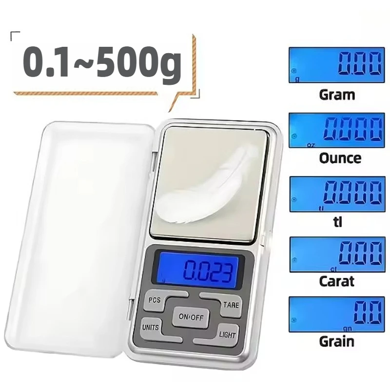 

Digital Pocket Scales Jewelry Scales Weight Diamond Balance Kitchen Weighing High Precision Electronic Digital Pocket Scale
