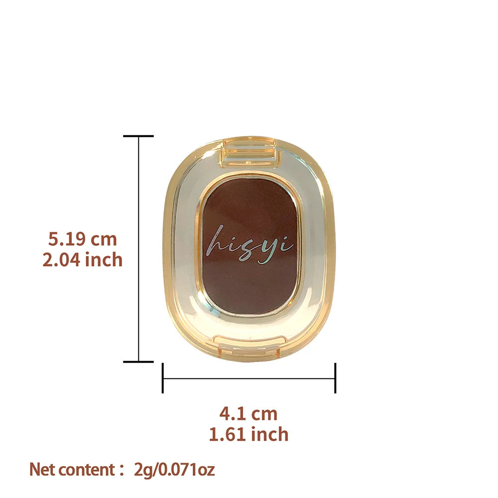 ظلال عيون فردية غير لامعة - بني لتفتيح العين وإخفاء الوجه، مقاومة للماء تدوم طويلاً، سهلة المزيج متعددة المظهر، عيد الميلاد والشتاء