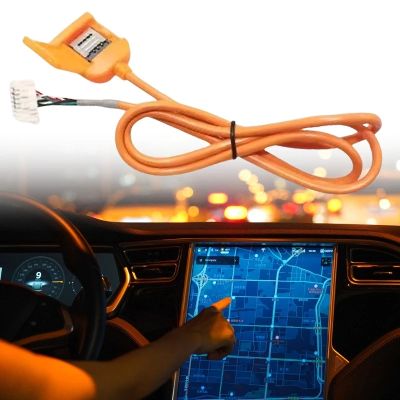 Car Navigation Enhancement Cable Large Displays with Slot ABS for Androids