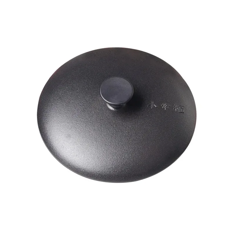 Universe Grocery Store Special Cast Iron Cover for Treasure Pot Thickened Uncoated Micro Pressure Flat Bottom Iron Cover