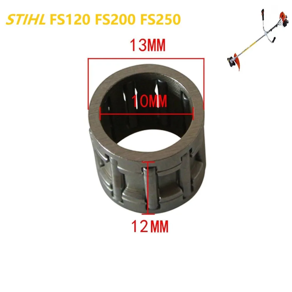 2pcs FS120 Piston Needle Bearing Cage 10x13x12.5 For STIHL FS250 FS300 FS350 FS450 FS480 FT 250 BT 121 Trimmer OEM 9512 003 2250